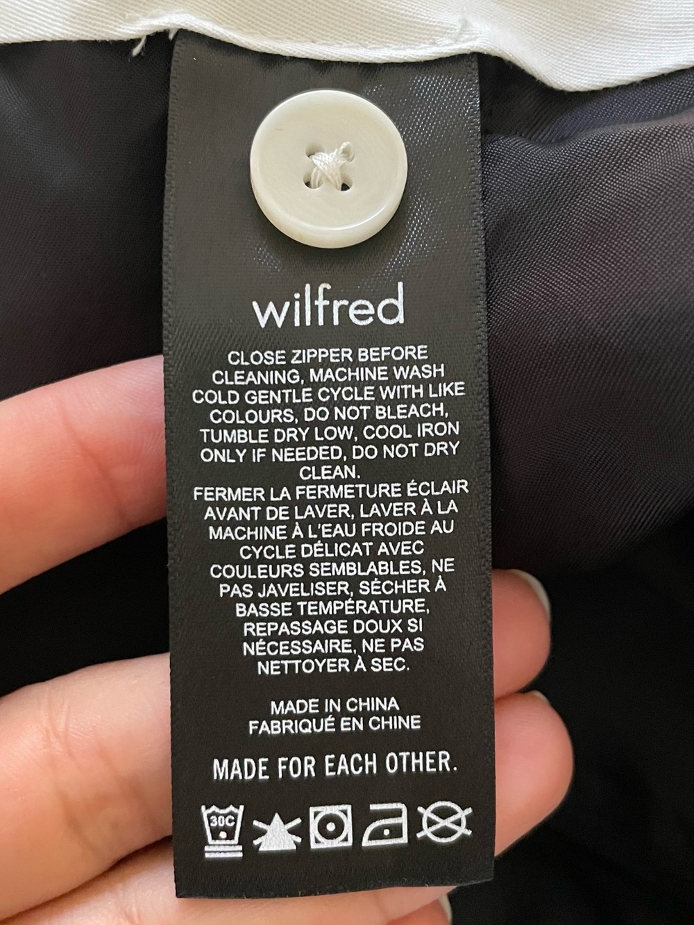Wilfred Alanya Dress Pant Black Crepette High Waisted Pleated Size 16 - Picture 4 of 8